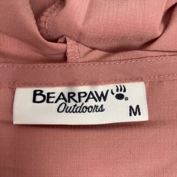 Bearpaw Womens Packable Windbreaker Jacket  Zip Neck water-resistant Medium New - Picture 3 of 16